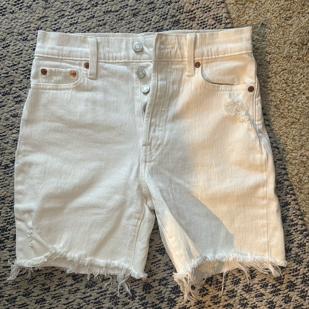 Gap Cheeky Midi Shorts, High Rise